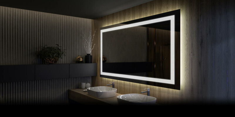 Artforma - Bathroom Mirror With LED Light - SlimLine L01