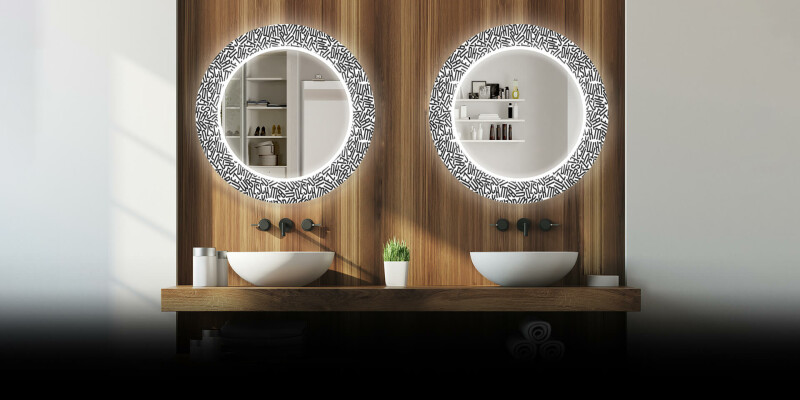 Artforma - Bathroom Mirror With LED Light - SlimLine L01